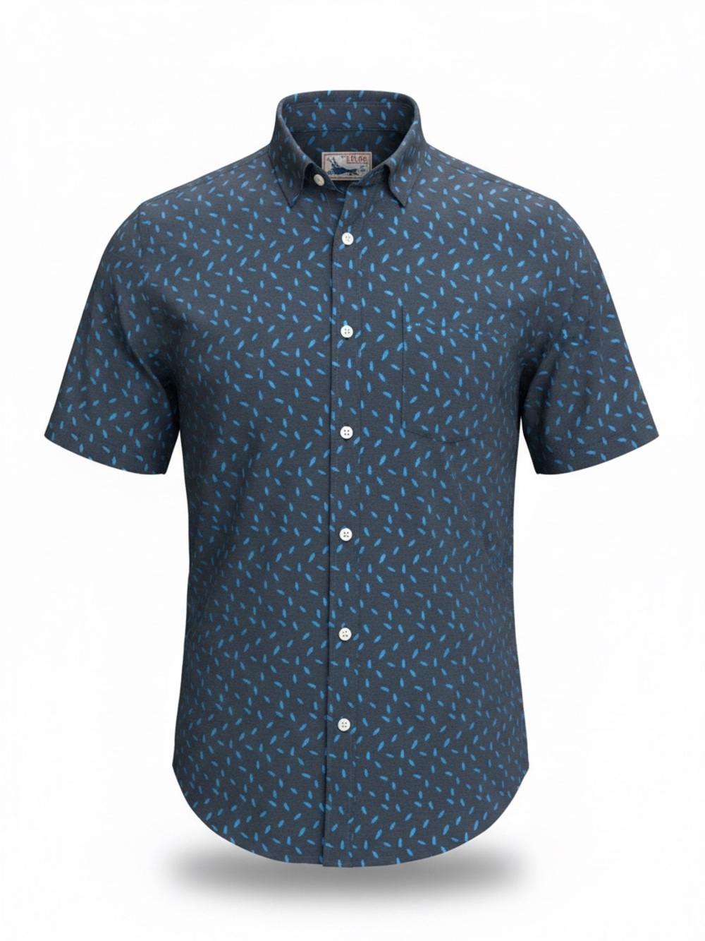 Reyn Spooner XXL Blue Hawaiian Aloha Shirt Tropical Camp Shirt